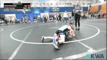 76 lbs Semifinal - Kloe Routledge, Husky Wrestling Club vs Kyzer Falcon, Division Bell Wrestling