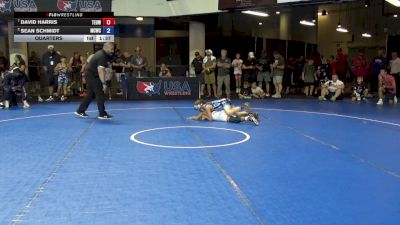 77 lbs Quarters - David Harris, Toss Em Up Wrestling Academy vs Sean Schmidt, Maurer Coughlin Wrestling Club