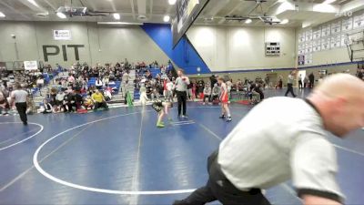 85 lbs Cons. Round 1 - Beau Balliett, RWC - Roy Wrestling Club vs Braxton Hansen, Delta Wrestling Club