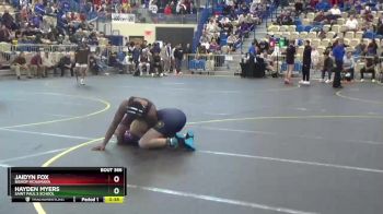 157 lbs Cons. Round 5 - Hayden Myers, Saint Paul`s School vs Jaidyn Fox, Bishop McNamara