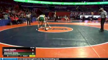 3 lbs Cons. Round 2 - Brennan Skoda, Glen Ellyn (Glenbard West) vs Devin Medina, Wheaton (North)