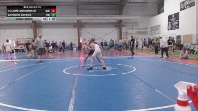 106 lbs Consolation - Colton Louderback, None vs Anthony Lopera, Ruthless