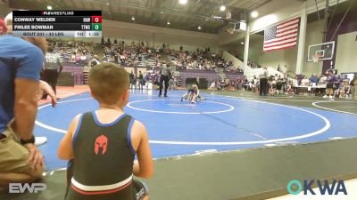 43 lbs Rr Rnd 1 - Conway Welden, Raw Wrestling Club vs Finlee Bowman, Team Tulsa Wrestling Club