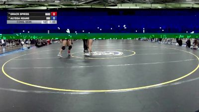 138 C Cons. Semi - Alyssa Keane, Northern Michigan University vs Grace Spiess, Manchester University