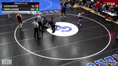 145 lbs Final - Lucas Boyer, Elizabeth Forward vs Owen Layhew, Knoch