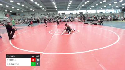 138 lbs Rr Rnd 1 - Brock Ross, Illinois Menace vs Sean Aldrich, Star Wrestling