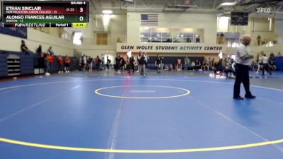 165 lbs Round 4 (6 Team) - Alonso Frances Aguilar, Barton vs Ethan Sinclair, Northeastern Junior College