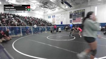 100 lbs Champ. Round 1 - Bhatia Pari, Redondo Union vs Elisa Orosco, Sierra Vista