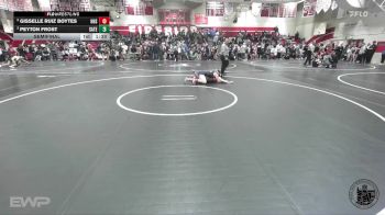 145 lbs Semifinal - Peyton Frost, Santa Teresa vs Gisselle Ruiz Boytes, Hollister High School