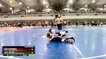 70B Cons. Round 2 - John Wise, Clinton Youth Wrestling Club vs Channing Casey, Missouri