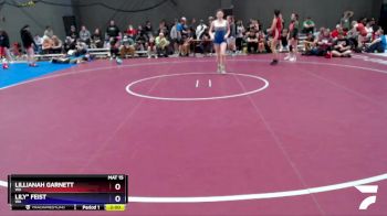 121 lbs Round 3 - Lillianah Garnett, WA vs Lily* Feist, WA