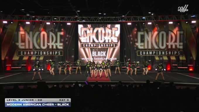 Modern American Cheer - Black [2025 L3 Junior - D2 Day 3] 2025 Encore ...