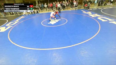 132 lbs Cons. Round 4 - Beau Thompson, Unattached vs Housseyn Ndiaye, Moline