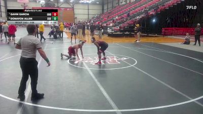 149 lbs Semifinal - Donavon Allen, SIU Edwardsville vs Gavin Garcia, Indianapolis