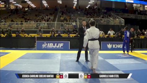 Gabrielle Kari Etzel vs Jessica Caroline Coelho Dantas 2025 Pan Jiu Jitsu IBJJF Championship