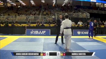 Gabrielle Kari Etzel vs Jessica Caroline Coelho Dantas 2025 Pan Jiu Jitsu IBJJF Championship