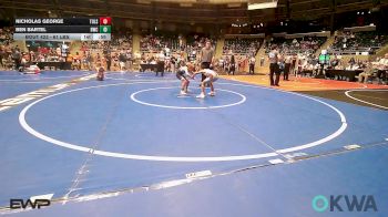 61 lbs Semifinal - Nicholas George, Tulsa North Mabee Stampede vs Ben Bartel, Bartlesville Wrestling Club