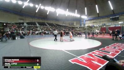 1A East 165 lbs Semifinal - Ethan Parker, College Place vs Pavel Lopez, Wahluke