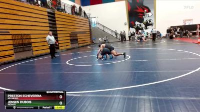 190 lbs Quarterfinal - Preston Echeverria, Hillsboro vs Jensen Dubois, McNary