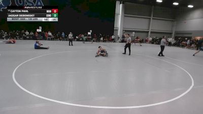 138 lbs Cons. Sub-rd Of 32 - Cayton Pahl, Minnesota vs Jaggar Debenedet, South Side Wrestling Club