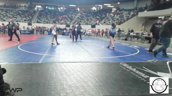 105 lbs Quarterfinal - Avriella Pretty Bear, Harrah vs Mia Ortega, Tulsa Blue T Panthers