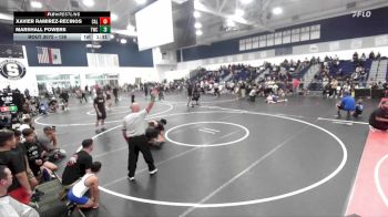 126 lbs Quarterfinal - Marshall Powers, Tillis Wrestling Club vs Xavier Ramirez-Recinos, Cal-Grapplers
