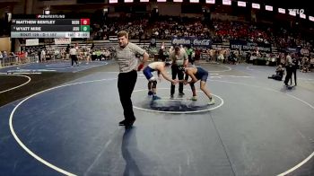 D 1 157 lbs Champ. Round 1 - Wyatt Mire, Jesuit vs Matthew Bentley, Northshore