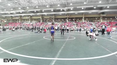 58 lbs Champ. Round 1 - Jameson Hubbard, South Central Punisher vs Camari Williams, Valley Center