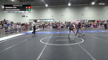 135 lbs Cons. Round 2 - Madison Cope, Red Devil vs Kaylyn Carpenter, The Farm