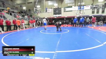 215 lbs Cons. Round 3 - Braxton Allison, GLENPOOL vs Terrance Brown, MCLAIN