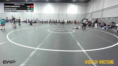 56 lbs Rr Rnd 4 - Ryker Henderson, Team Danger 12U vs Hudson Waag, Tulsa Elite 12U 1