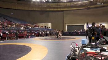 67 lbs Quarterfinal - Xavier Johnson, Army (WCAP) vs Robert Perez 111, Sunkist Kids Wrestling Club