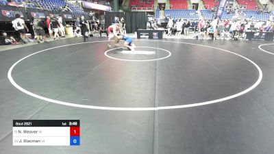 215 lbs Rnd Of 32 - Noah Weaver, IN vs James Blacman, VA