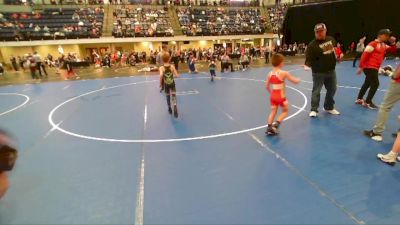 Boys 3rd-4th Grade - 67 Champ. Round 1 - Bruce Thomas, Central Iowa Wrestling Club /Team Intensity vs Bear Ott, Immortal Athletics WC