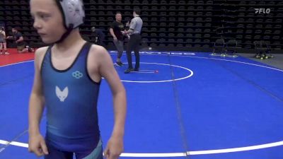 60 lbs Consi Of 8 #1 - Cassius Hawkins, Baltimore, MD vs Camden Foust, Mercersburg, PA