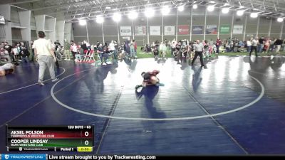 63 lbs Cons. Round 4 - Aksel Polson, Thermopolis Wrestling Club vs Cooper Lindsay, Rams Wrestling Club