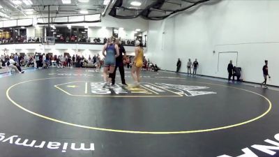 160A Cons. Round 1 - Kaylie Hall, Presbyterian College vs Savannah Bramhall, West Liberty University