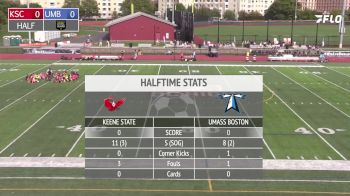 Replay: Keene State vs UMass-Boston | Sep 27 @ 2 PM