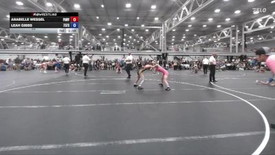 95 lbs Round 1 - Anabelle Wessel, PA West Yellow vs Leah Gibbs, 757 SIRENS