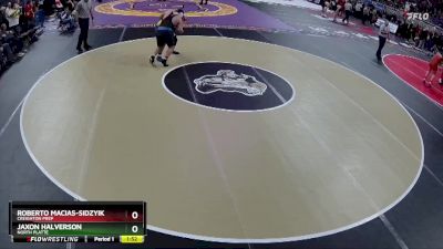 Champ. Round 1 - Roberto Macias-Sidzyik, Creighton Prep vs Jaxon Halverson, North Platte
