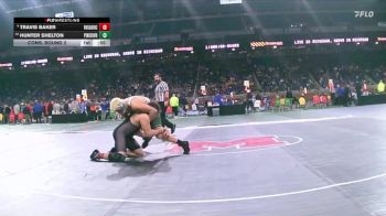 D4-215 lbs Cons. Round 2 - Hunter Shelton, LeRoy Pine River vs Travis Baker, Riverview Gabriel Richard