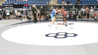144 lbs Champ. Rd Of 128 - Joshua Gray, Indiana vs Owen Kuehl, Minnesota
