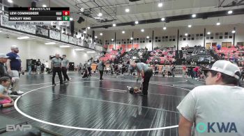 35 lbs Quarterfinal - Levi Comingdeer, Hulbert vs Hadley King, Bartlesville Wrestling Club
