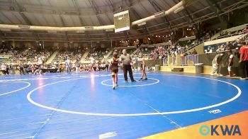 92 lbs Quarterfinal - Kaleb Proctor, Henryetta Knights Wrestling Club vs Braylon Welch, Heat