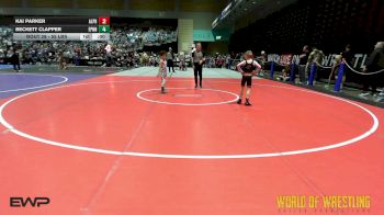 55 lbs Quarterfinal - Kai Parker, Alpha Elite vs Beckett Clapper, East Pennsboro