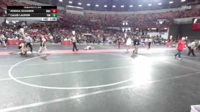 100 lbs Cons. Round 4 - Caleb Laudon, Tomah vs Joshua Schanen, Muskego Wrestling Club