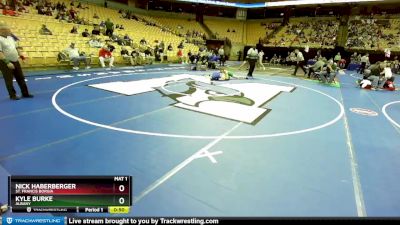 165 Class 1 lbs Cons. Round 1 - Nick Haberberger, St. Francis Borgia vs Kyle Burke, Albany