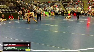 95 lbs Cons. Round 1 - Brody Andrews, WRATH vs Berkley Boeke, Sebolt Wrestling Academy