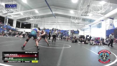 160 lbs Placement (4 Team) - Luke Schultz, Potentially Dangerous vs Jax Jesse, OpenMats Wrestling Club