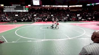 68 lbs Champ. Round 1 - Nolan Reinbolt, OAK3 vs Jasper Smith, RIKA